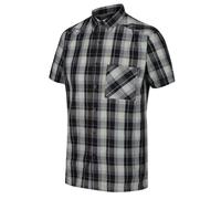 Regatta Men Kalambo V' Quick Drying Active Short Sleeve Check Shirts - Black, Small