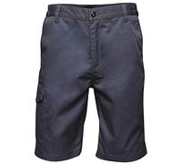 Regatta Men Professional Pro Cargo Hardwearing Water Repellent Shorts - Navy, Size: 32"