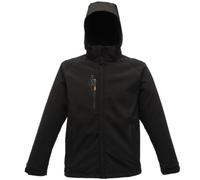 Regatta Men's X-Pro Repeller Lined Hooded Softshell Jacket, Black (Black), Medium (Manufacturer Size:M)