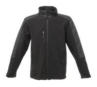 Regatta Mens Hydroforce 3-Layer Softshell Jacket (Wind Resistant, Water Repellent & Breathable) (Black/Black) - Size 2XL