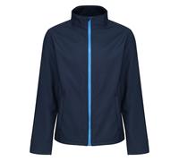 Regatta Mens Ablaze Printable Soft Shell Jacket - Navy/French Blue - XL - Navy/French Blue