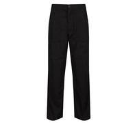 Regatta Professional Men's Lined Action Work Trousers TRJ331 Black Waist 40" Leg 34"