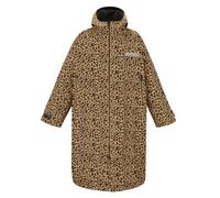 Regatta Mens Adults Changing Robe Zip Fastening Leopard pink - Tan - Size Large