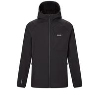 Regatta Mens Adults Coat Soft Shell Ossek Zip black - Size Medium
