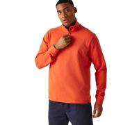 Regatta Mens Agilno Half Zip Fleece Top (S) (Rusty Orange)