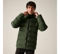 Regatta Mens Altoro Thermal Waterproof Jacket (Dark Khaki/Sunset) - Dark Green