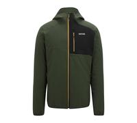 Regatta Mens Alven Full Zip Fleece Jacket (Dark Khaki/Black) - Size 3XL