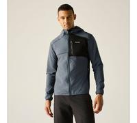 Regatta Men's Alven Full Zip Hooded Fleece in Dark Grey | Size: Medium Regatta Dark Grey M
