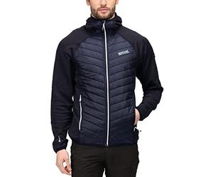 Regatta Mens Anderson VI Hybrid Insulated Hooded Jacket - Navy Marl - S