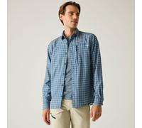 Regatta Anti-insect Travel Light Long Sleeve Shirt Blue L Men