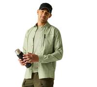 Regatta Mens Anti-Insect Travel Light Long Sleeve Shirt Green