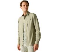 Regatta Anti-insect Travel Light Long Sleeve Shirt Green S Men