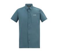 Regatta Mens Anti-Insect Travel Light Short Sleeve Shirt China Blue