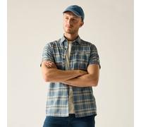 Regatta Anti-insect Travel Light Short Sleeve Shirt Blue S Men
