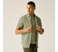 Regatta Men's Anti-Insect Travel Light Short Sleeved Shirt in Light Green | Size: XL Regatta Light Green XL