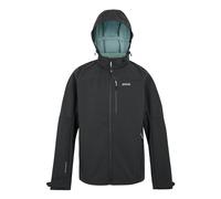 Regatta Mens Arana Waterproof Soft Shell Jacket - Ash/Glacier - Ash/Glacier - M - 96% Recycled Polyester/4% Elastane