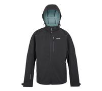 Regatta Mens Arana Waterproof Soft Shell Jacket (Ash/Glacier) - Dark Grey - Size Large