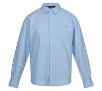 (M, Powder Blue) Regatta Mens Babbinswood Linen Shirt