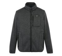 Regatta Mens Barlee Marl Full Zip Fleece Jacket - Black - 5XL - Black - 100% Polyester