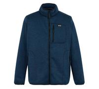Regatta Mens Barlee Marl Full Zip Fleece Jacket - Navy - 5XL - Navy - 100% Polyester