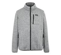 Regatta Mens Barlee Marl Full Zip Fleece Jacket - Silver Grey - 3XL - Silver Grey