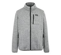 Regatta Mens Barlee Marl Full Zip Fleece Jacket - Silver Grey - 5XL - Silver Grey