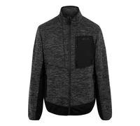 Regatta Mens Baslinn Fleece Jacket (Ash Marl/Black) - Dark Grey - Size Medium