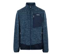 Regatta Mens Baslinn Fleece Jacket - Moonlight Denim/Navy Marl - XL - Moonlight Denim/Navy Marl - 85% Polyester/13% Viscose/2% Elastane