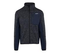 Regatta Mens Baslinn Marl Full Zip Fleece Jacket - Navy Marl Navy - 3XL - Navy/Navy - 100% Mixed