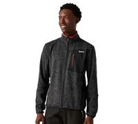 Regatta Mens Baslinn Marl Full Zip Fleece Jacket (XXL) (Black/Black Marl)
