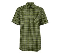 Regatta Mens Begarno Checked Short-Sleeved Shirt - Nephrite Green/Black - XXL - Nephrite Green/Black