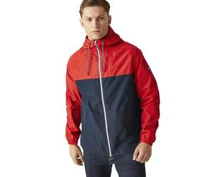 Regatta Mens Belcastel Waterproof Jacket (XXL) (Navy/High Risk Red)