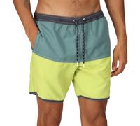 Regatta Mens Benicio Quick Drying Adjustable Swimming Shorts - Green - Size Medium