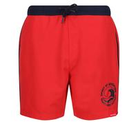 Regatta Mens Bentham Swim Shorts (High Risk Red/Navy) - Size X-Large