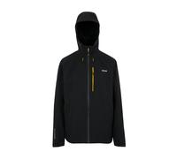 Regatta Mens Birchdale II Waterproof Jacket - Black/Gold - Black/Gold - 3XL - 100% Recycled Polyester