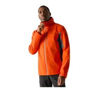 Regatta Mens Birchdale II Waterproof Jacket - Dark Storm/Rusty Orange - 3XL - Dark Storm/Rusty Orange - 100% Recycled Polyester