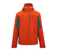 Regatta Mens Birchdale II Waterproof Jacket - Rusty Orange/Dark Storm - XL - Rusty Orange/Dark Storm - 100% Recycled Polyester
