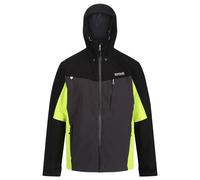 Regatta Mens Birchdale Waterproof Hooded Jacket (Ash/Black) - Size X-Large