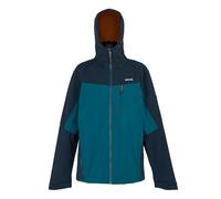 Regatta Mens Birchdale Waterproof Hooded Jacket (Moroccan Blue/Navy/Moonlight Denim) - Medium Blue - Size 3XL