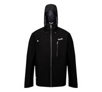 Regatta Birchdale Waterproof Jacket: Black/Magnet: S Size: S, Colour: