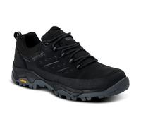 Black male UK 8 Regatta Men's Blake Low Vibram Walking Shoes Black, Size: UK 8