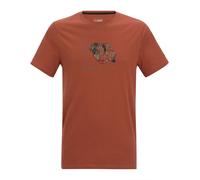 Regatta Mens Breezed Mountain Flow T-Shirt (Brick) - Brown Cotton - Size 3XL