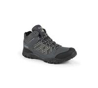 Regatta Men's Briar & Lime Edgepoint Mid Waterproof Boots Grey