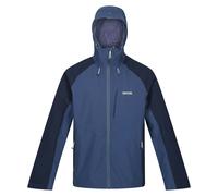 Regatta Mens Britedale Colour Block Waterproof Jacket - Admiral Blue/Navy - 3XL - Admiral Blue/Navy