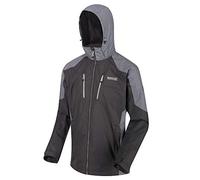 Regatta Men's Calderdale Iii Technical Jacket Waterproof and Breathable Lined Mesh with Fixed Adjustable Hood Waterproof Shell Jackets