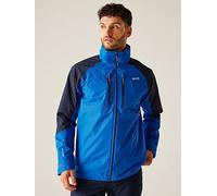 Regatta Mens Calderdalevi Waterproof Shell Jacket- Blue, Blue, Size S, Men Blue