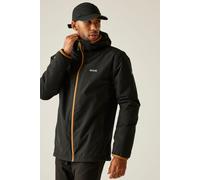 Regatta Men's Caspen Isotex 10000 Breathable Waterproof Long Sleeve Full Zip Waterproof Jacket XL Black