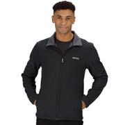 Regatta Mens Cera V Wind Resistant Soft Shell Jacket (Black) - Size 3XL