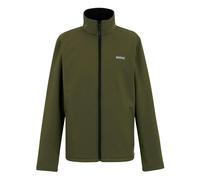 Regatta Mens Cera V Wind Resistant Soft Shell Jacket - Olive Night - XXL - Olive Night - 96% Polyester/4% Elastane