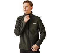 Regatta Mens Cera V Wind Resistant Softshell Outdoor Walking Hiking Jacket - Black/Dark Grey